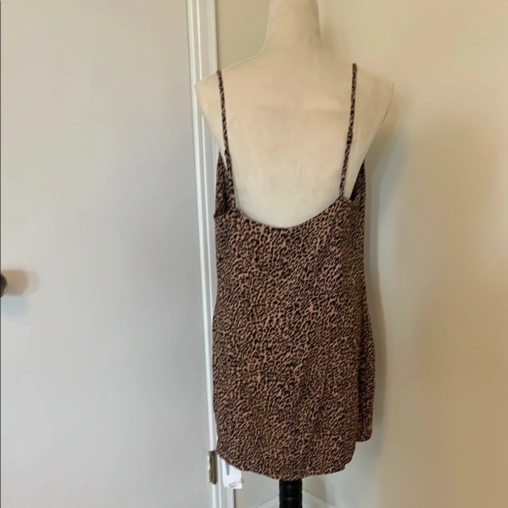 Leopard Print Slip Dress - Picture 3 of 5